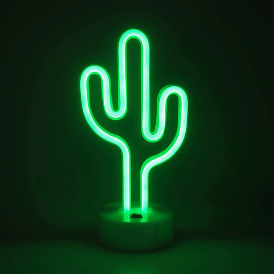Cactus Neon Sign - USB or Battery Powered LED Light
