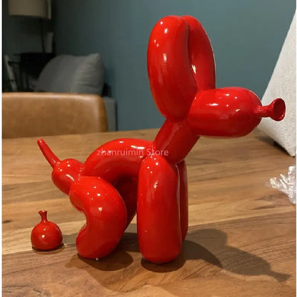 Balloon Dog Doggy Poo Statue