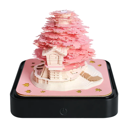 Omoshiroi Block 3D Notepad Sakura Treehouse