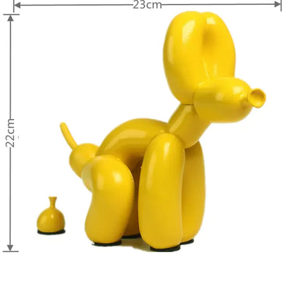 Balloon Dog Doggy Poo Statue