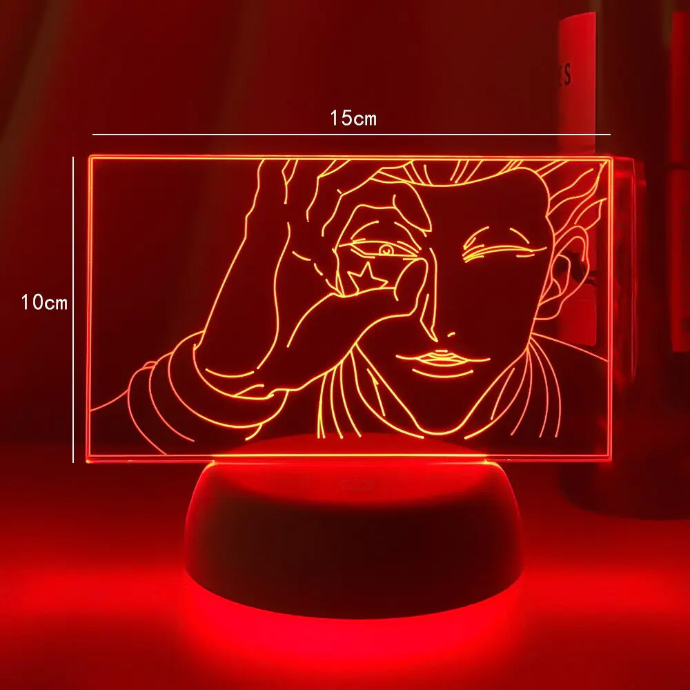 Hisoka Face 3D Lamp