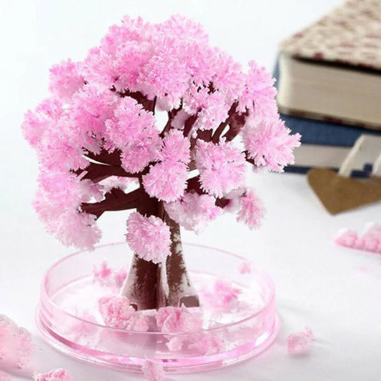 DIY Growing Tree Paper Sakura Crystal Trees