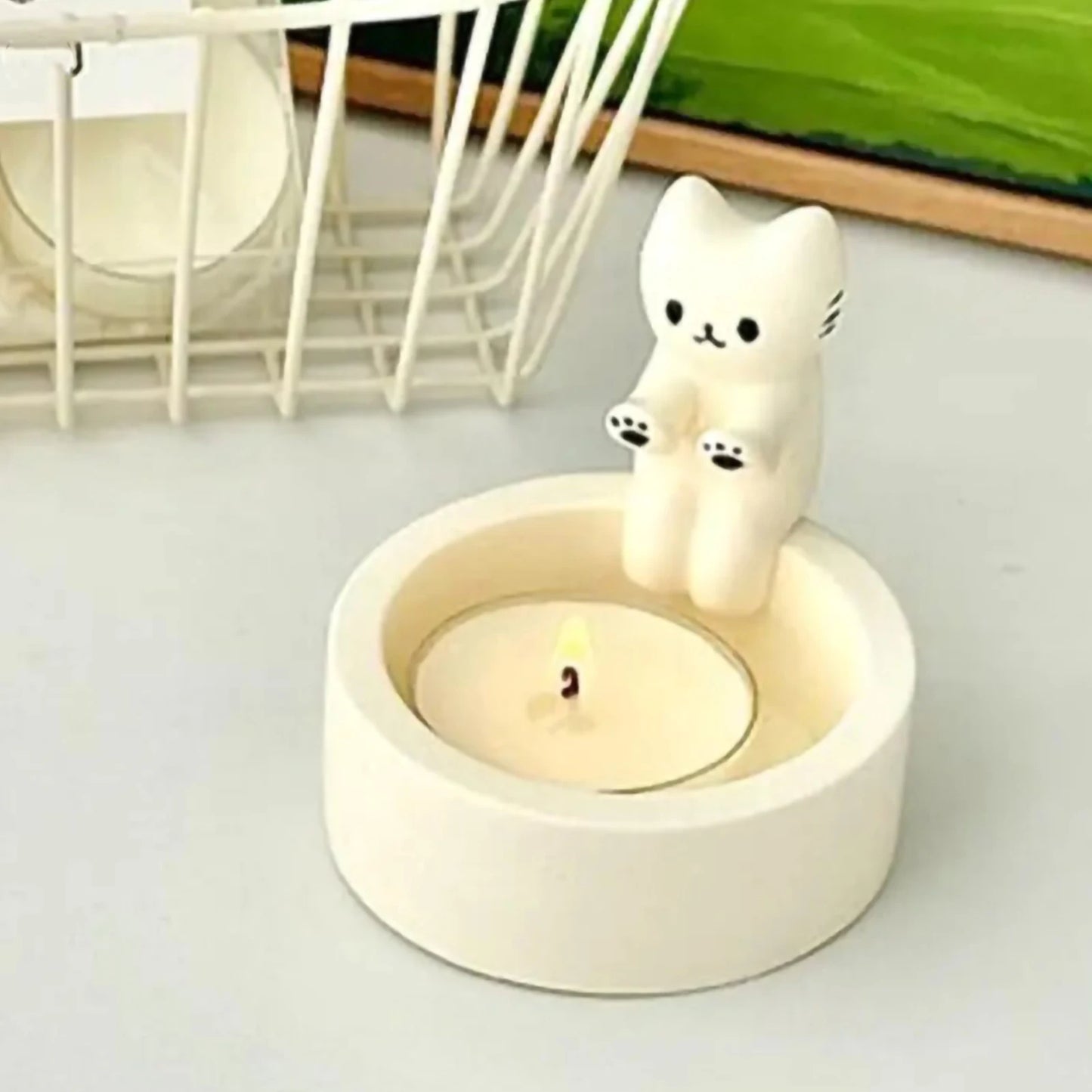 Kitten Candle Holder