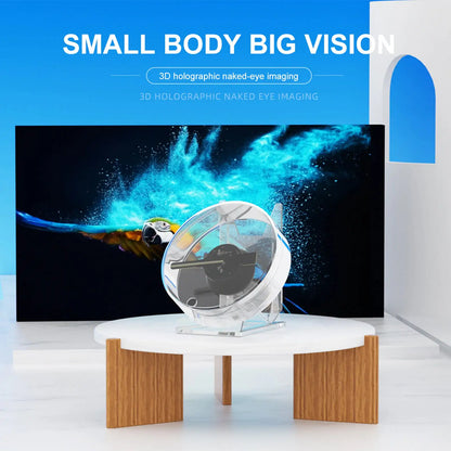 3D Holographic Projector with Music Player Function
