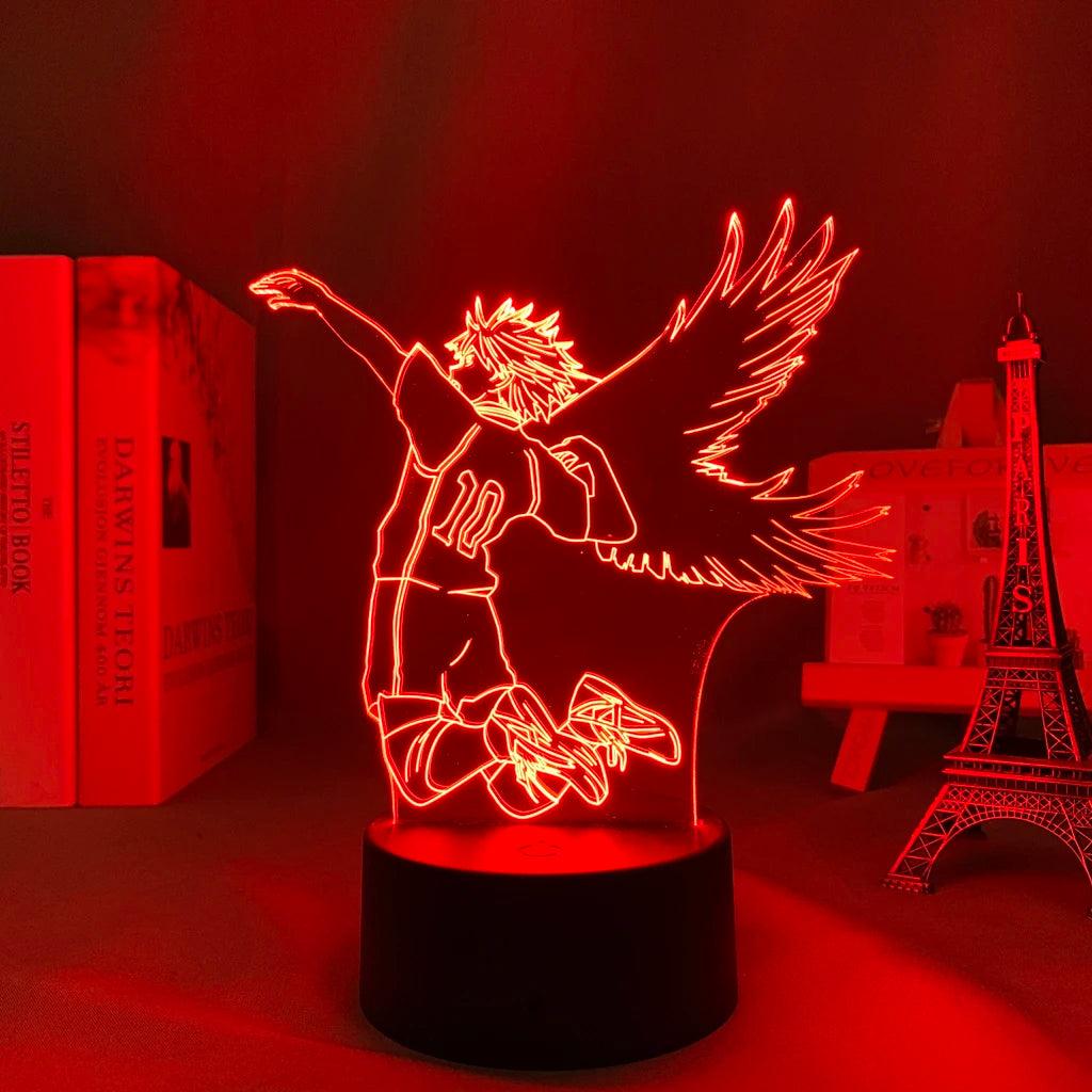 Manga Haikyuu 3d Lamp for Room Decor