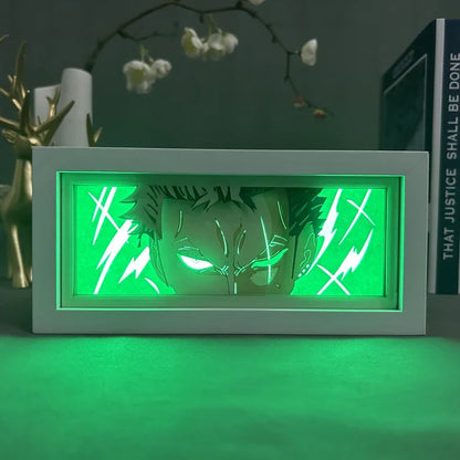 Uchiha Itachi Paper Carving 3D Anime Lamp