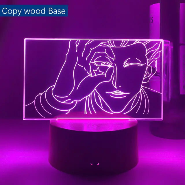 Hisoka Face 3D Lamp