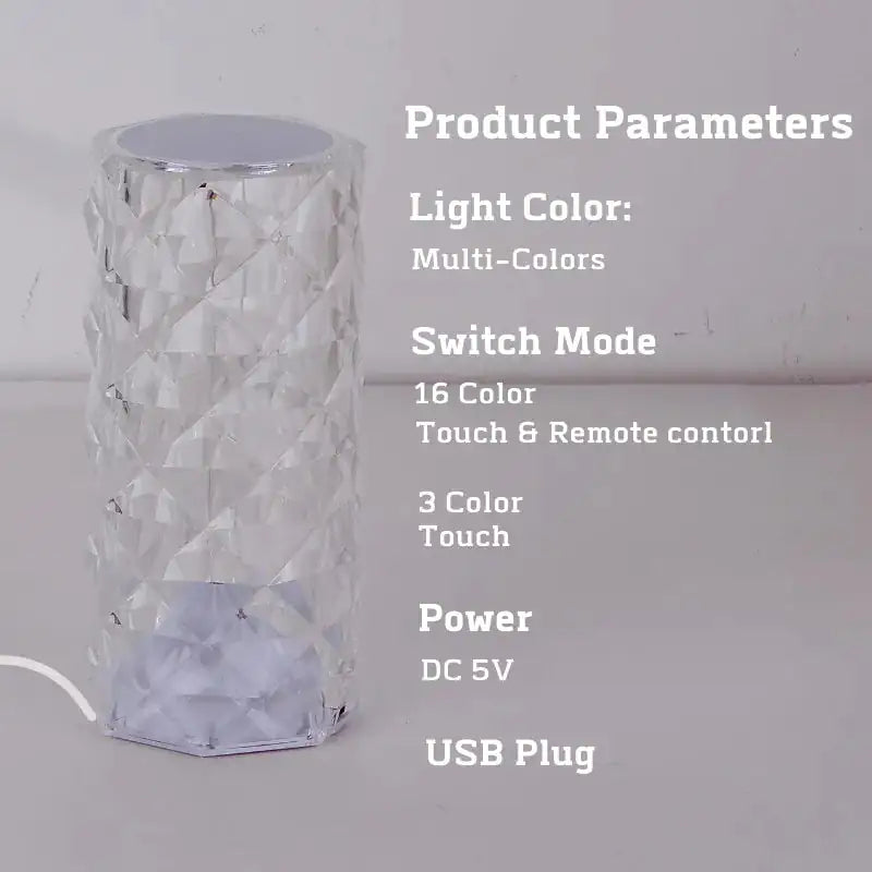 One Touch Crystal Lamp