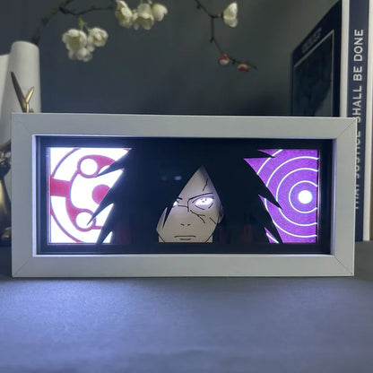 Uchiha Itachi Paper Carving 3D Anime Lamp